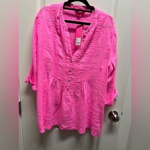 Lilly Pulitzer Linen Tunic Top